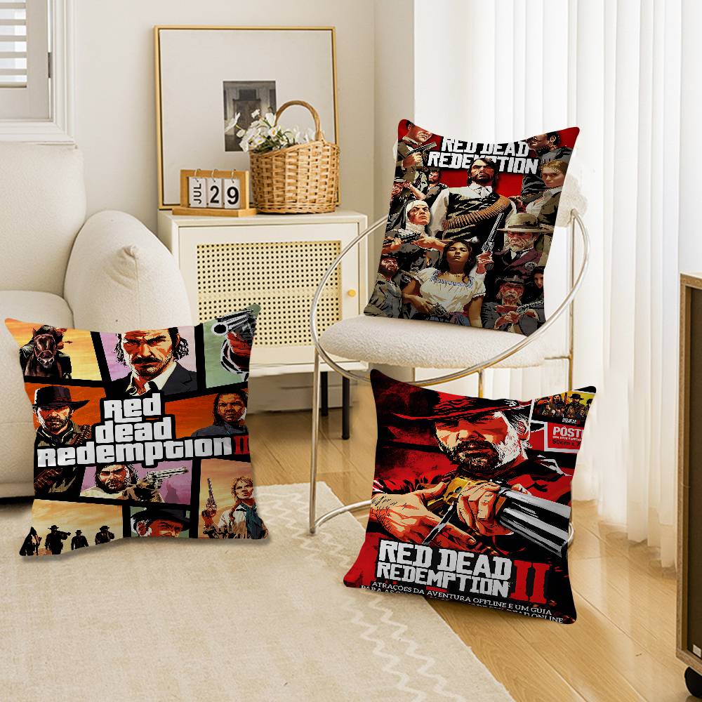 Game R-Red Dead-R-Redemptions 2 Pillow Gifts Home Office Furnishings Bedroom Sofa Car Cushion Cover Case 45x45cm