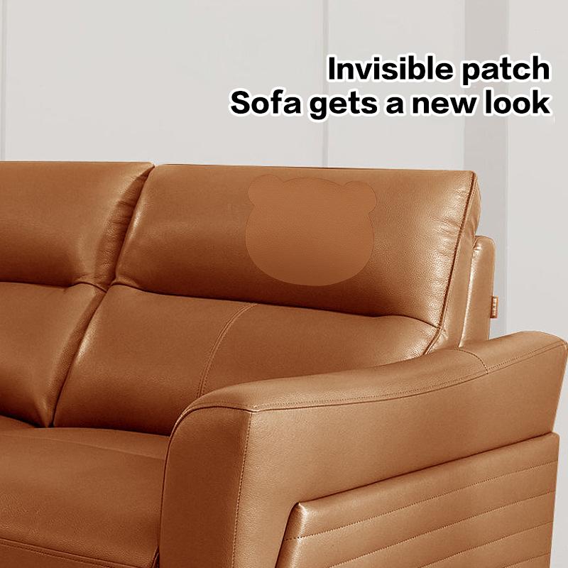 13Pcs/Set Self-Adhesive Leather Upholstery For Car Seat Sofa Chair Black Leather Repair Patch Refurbish Hole Artificial Stickers