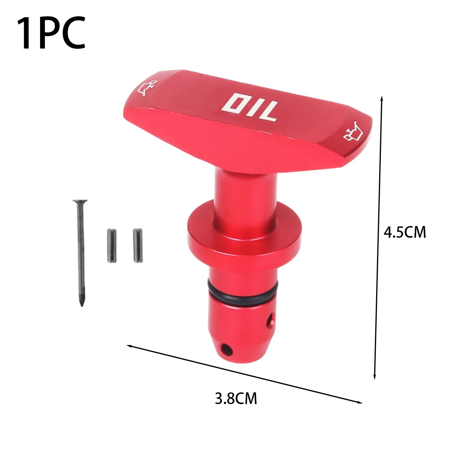 

Universal Car Oil Dipstick Pull Handle Engine Oil Pullhandle Aluminum Billet Auto Replacement Modification Decoration TT102191 красный