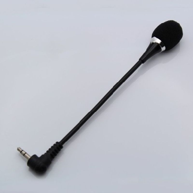 Wired Stereo Audio High Quality Mobile Phone for Laptop PC Small Computer Desktop Black Plug Mic Microphone Mini