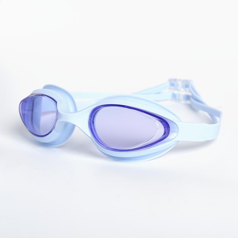 YL1100 Swimming Goggles Silicone Strap Competition Swimming Glasses Anti-fog Lens Integrated Nose Bridge Swim Goggle for Adult