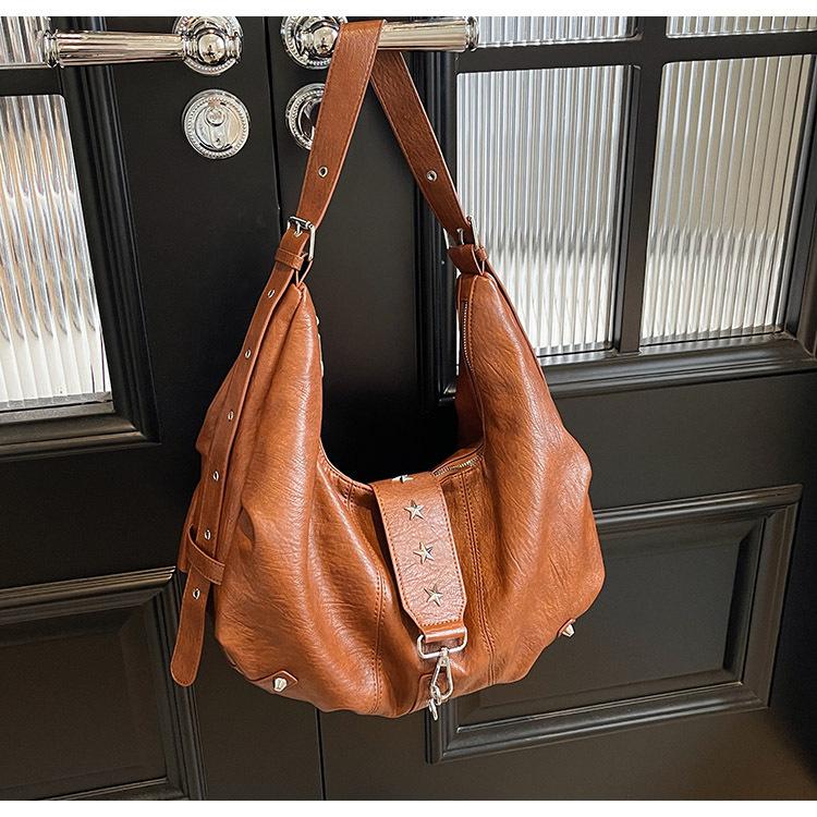 Teksturowana torba casualowa moda retro torba na ramię listonoszka