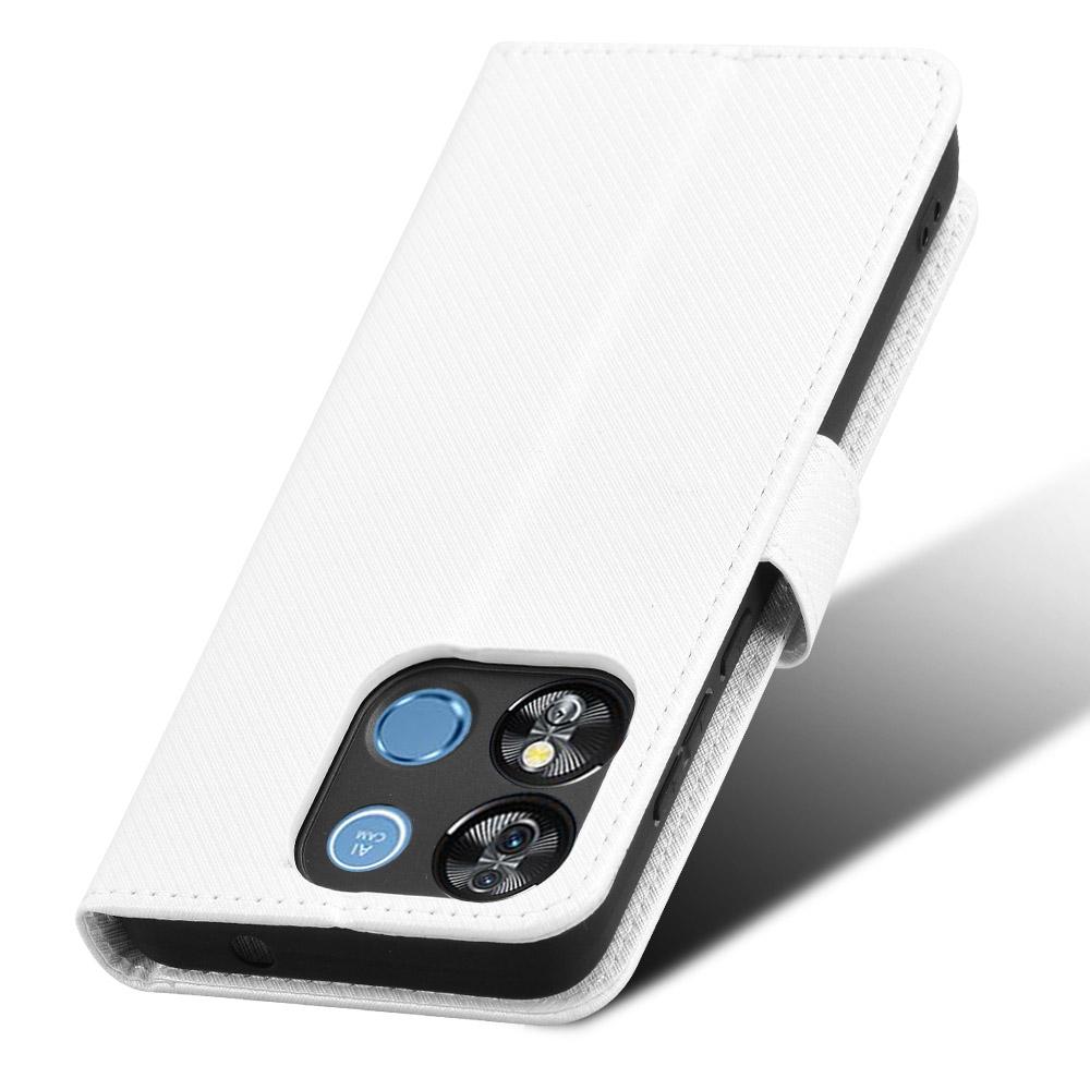 For Oukitel C57 Pro/C57s Case PU Leather Diamond Texture Wallet Phone Cover