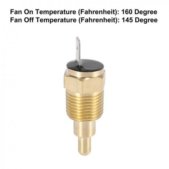 Radiator Fan Thermo Sensor Switch for Car 3/8" NPT 160 Degree on 145 Degree Off