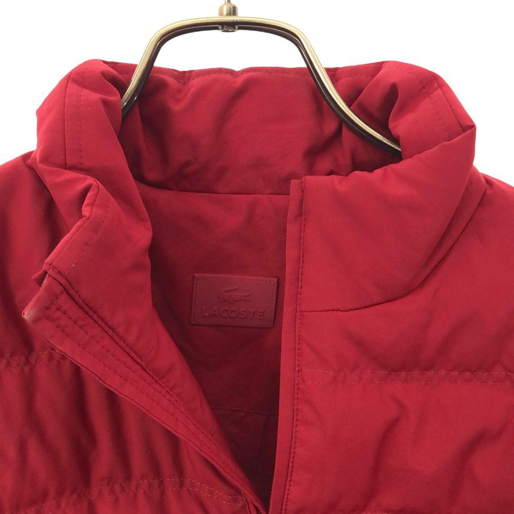 LACOSTE Down jacket 40 Red Women Used