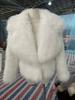 Autumn and winter new suit collar imitation fur short fluffy versatile coat women's jacket