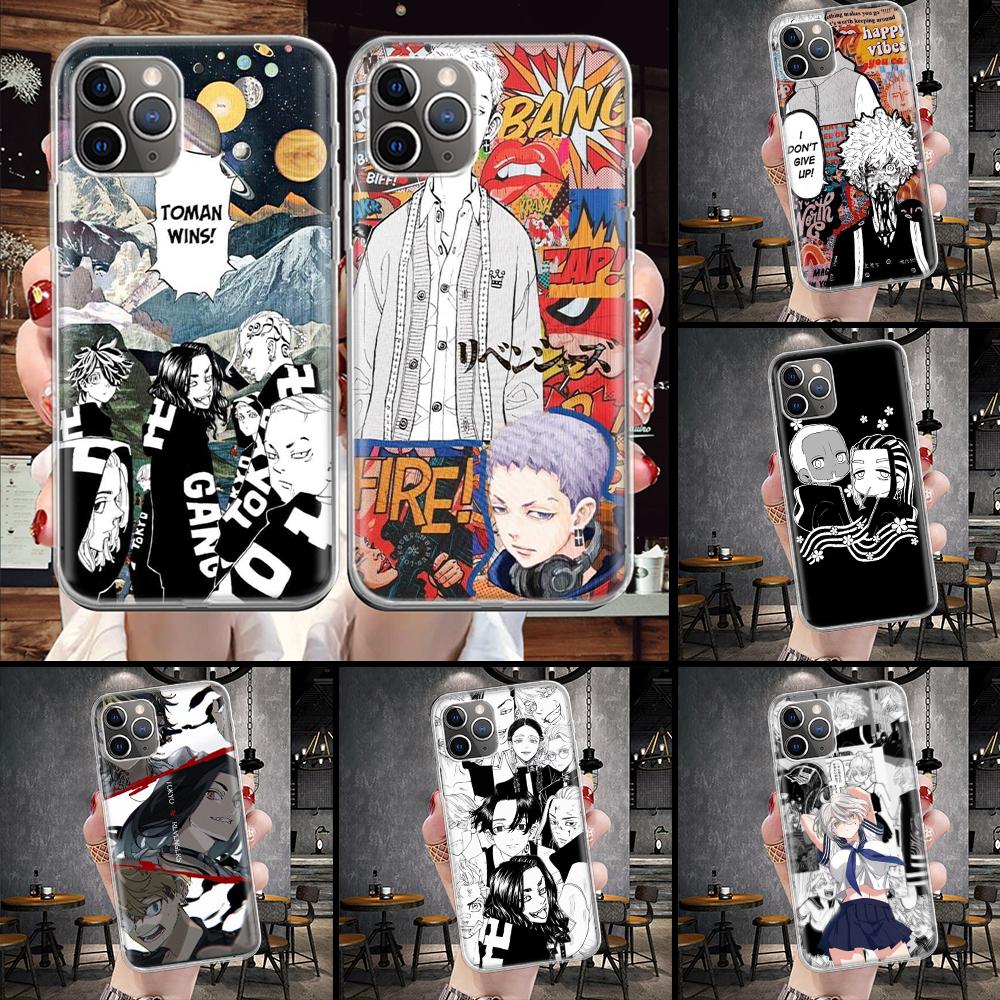 Tokyo Avengers Art Phone Case For Apple iPhone 17 Air 16 15 Plus 14 + 13 Mini 12 11 Pro Max 7 8 SE 16Max Soft Shell Cover Coque