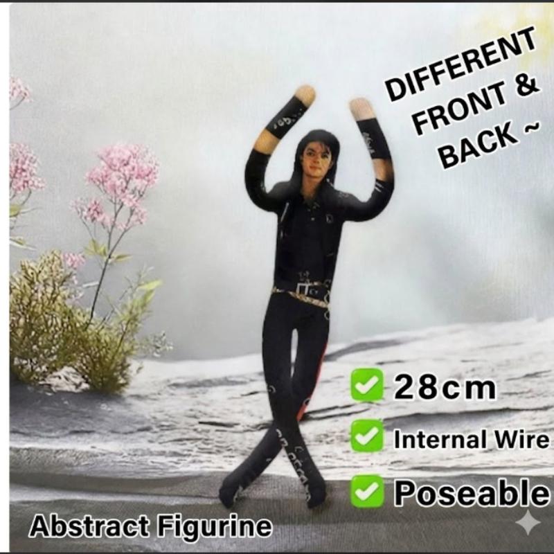 Michael Jackson Cosplay Prop Doll Plush Figure Abstract Joint Mobility Dolls Soft Stuffed Room Decoration Props Collection Gift