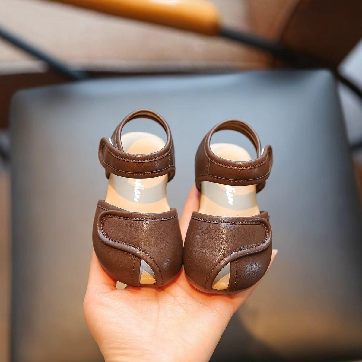

Infant sandals girl baby 2025 summer new girl princess shoes soft sole non-slip children s shoes 0-1-3 15