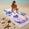 Galactic Kitten Stylish Digital Printing Beach Towel Quickdrying Absorbent Blanket For Beach Pool Gym Travel Christmas Gift C922173
