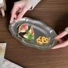 Retro Style Stainless Steel Cake Tray Silver Color Jewelry Storage Organizer  Jewelry Display
