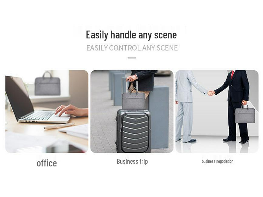 A4 Men's Custom Briefcase: Business Handbag, Document & Laptop Tote