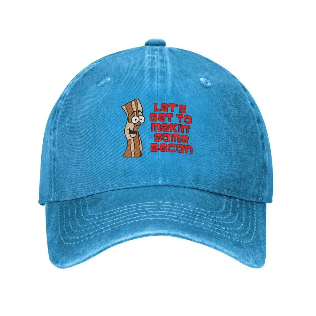 Let's Get To Makin' Some Bacon Cartoon Baseball Cap Uv Protection Solar Hat Cosplay Hats Luxury Woman Hat Men'S