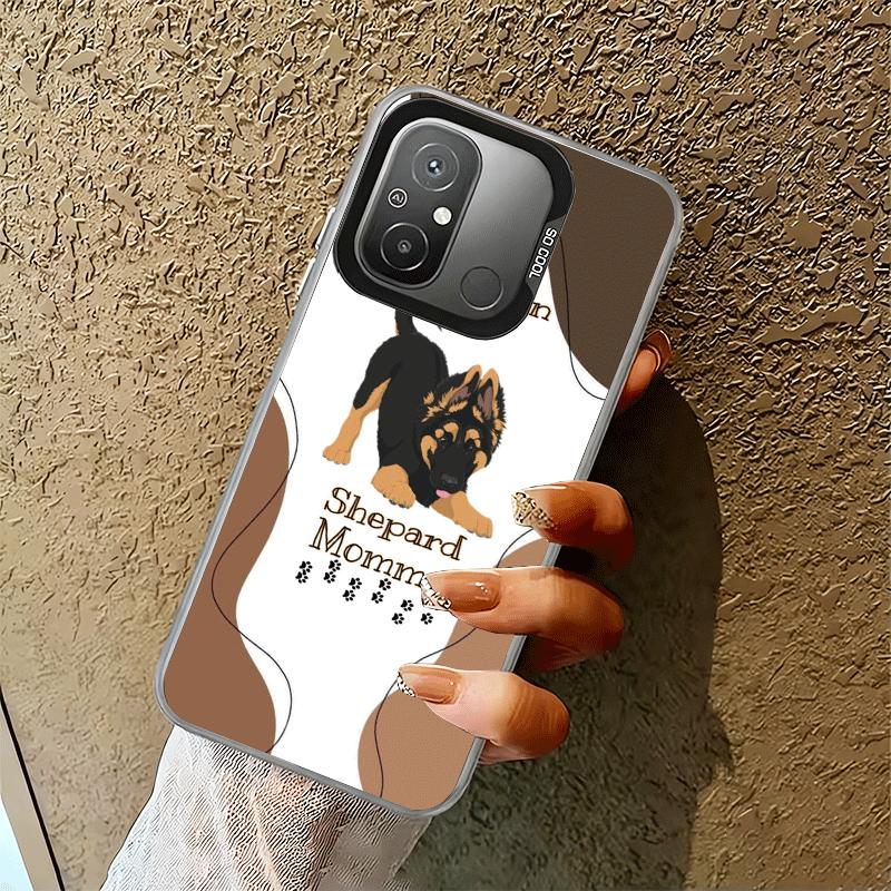 

German Shepherd Dog Shockproof Phone Case for Xiaomi Poco X7 X6 X5 X3 Pro F7 Ultra M8 Redmi 15C 15 14C 13C 12C 10C 13 12 10 Xiaomi Poco X7 Pro