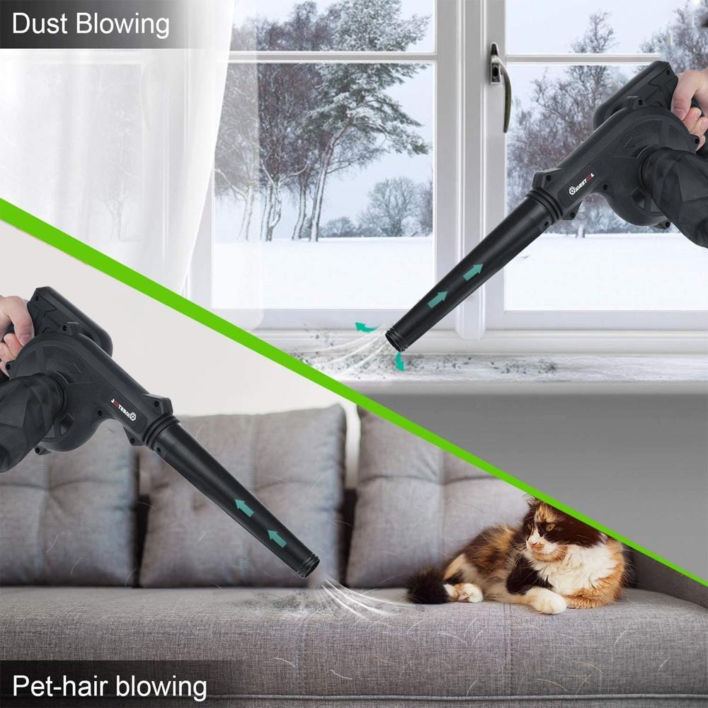 2 i 1 1500W trådløs elektrisk luftblåser Vakuumblåsing sugeblad PC-støvrenser for Makita 18V batteri