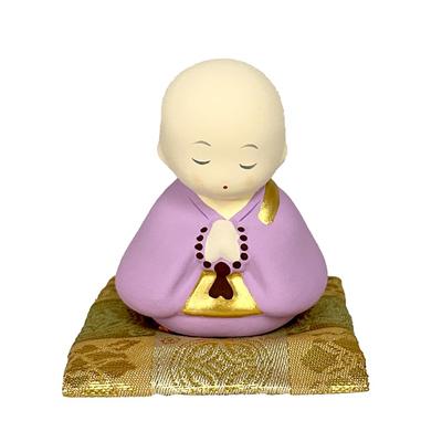 Bon Festival Lantern, Obon Lantern, Obon, First Bon Festival, Unglazed Ceramic, Gratitude, Monk, Purple, Ryukodo, Compact, Mini, Cute, 2023, Jinya