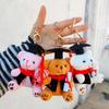 Soft Stuffed Graduation Bear Plush Toy 12cm Bear Pendant Cartoon Dr Bear Doll  Graduation Gift