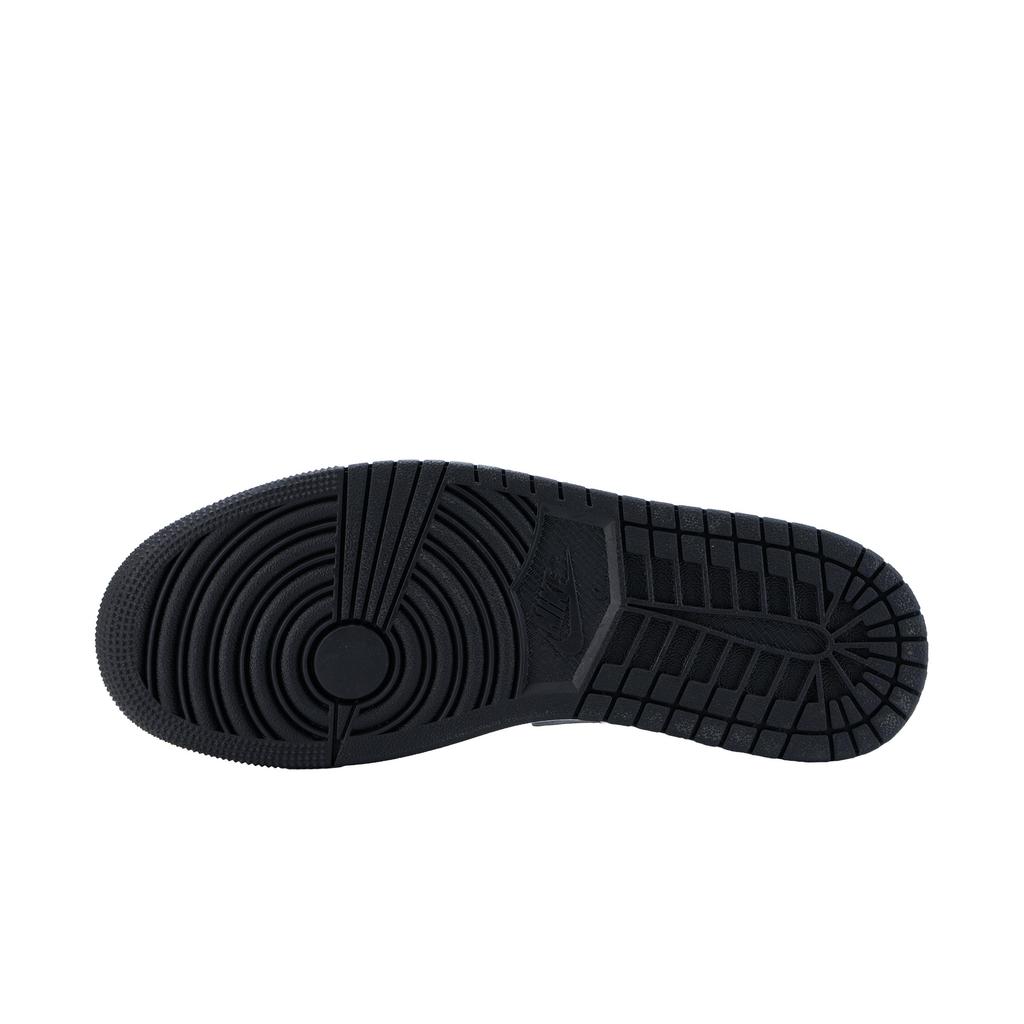 Jordan Air Jordan 1 Qi Body Flow Slip Resistant Abrasion Resistant Low Top Vintage Basketball Shoes Men's Black White 553558-040(Team626-)