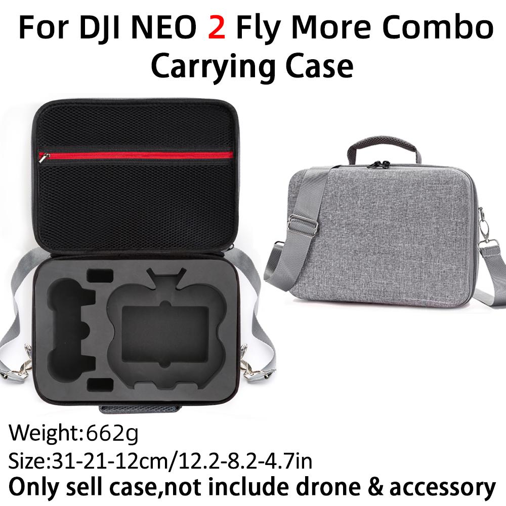 Storage Bag For DJI Neo 2 RC-N3 Charging Hub Fly More Combo Carrying Case Travel Protective Box For DJI Neo 2 Drone Accessories