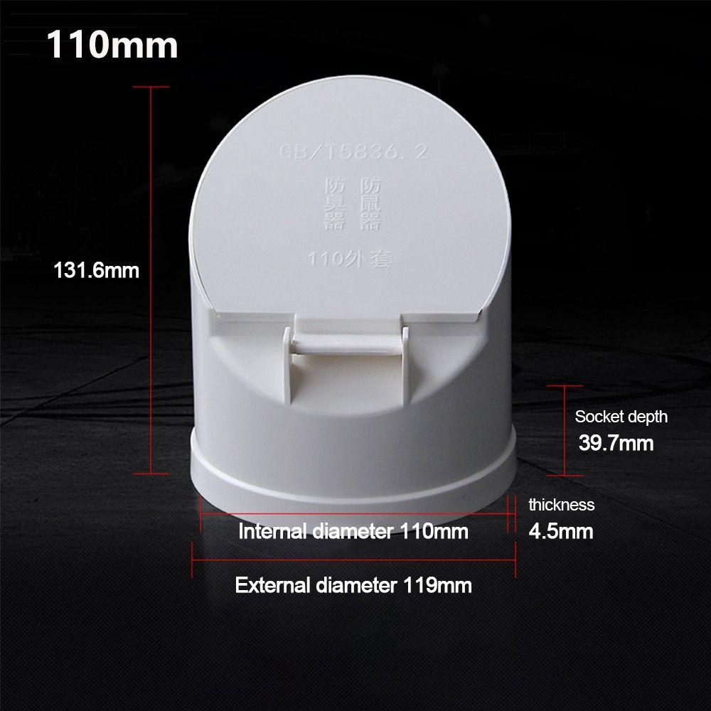50-160mm Insect-proof Roof Cover Multifunctional Rain Pipe Cap  Outdoor Balcony Bathroom Accessory