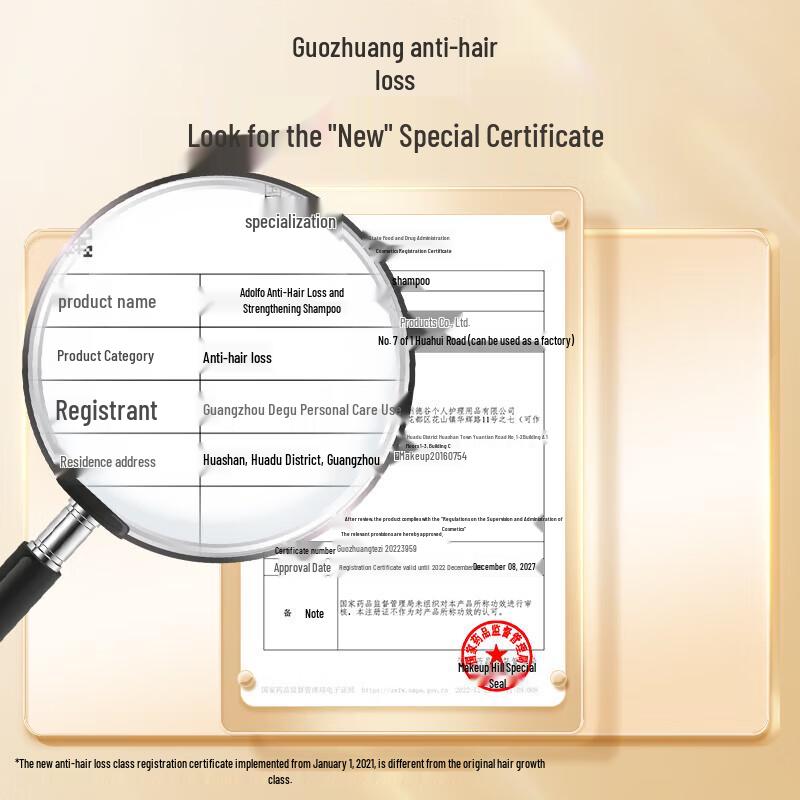 Adolph Ginger Care Anti-Hair Loss & Volumizing Shampoo