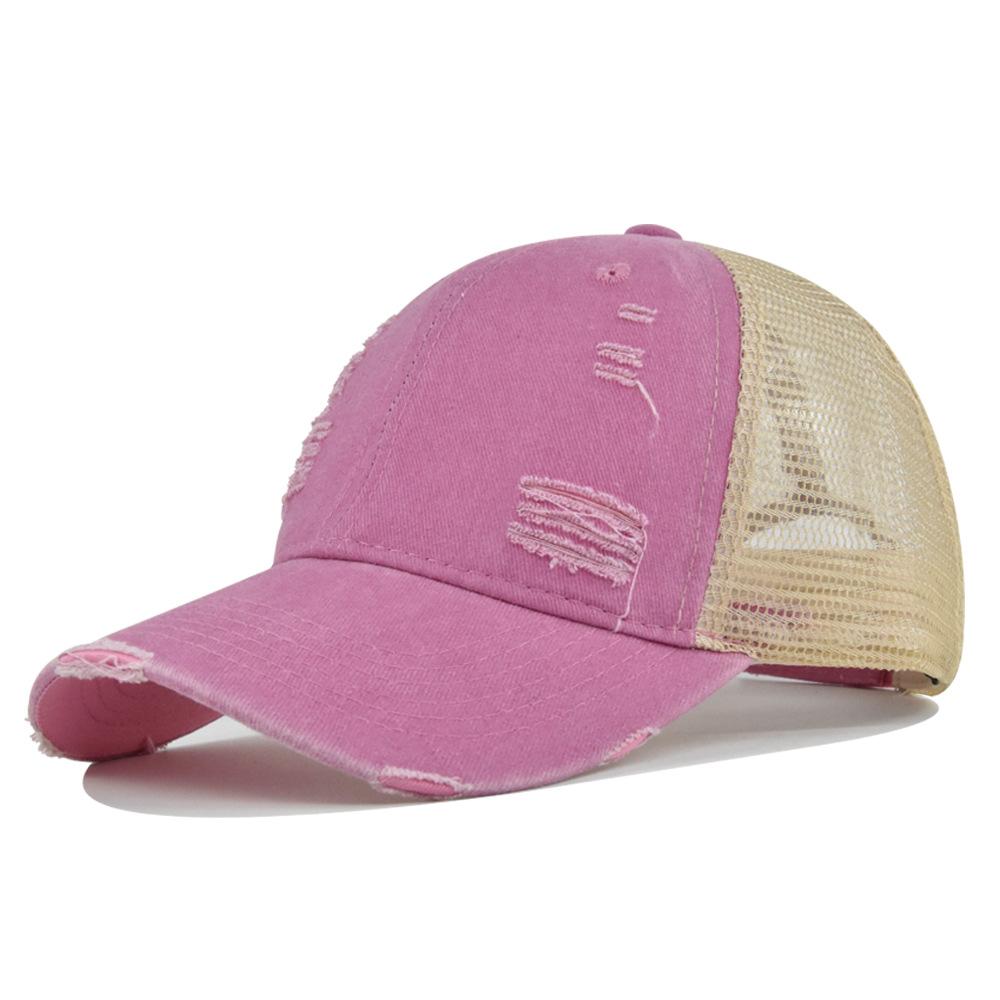 2026 New Hot Sale Unisex Trucker Hat Multi Colors Plain Baseball Cap Women Men Washed Cotton Distressed Cap