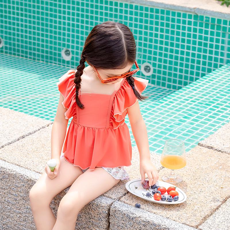 Costum de baie la modă pentru fete în stil japonez 2025: Design Split pentru Bebeluși