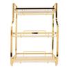 Bathroom Storage Shelf Wall Mounted Corner Organizer Standing Rack for Living Room Bedroom Kitchen