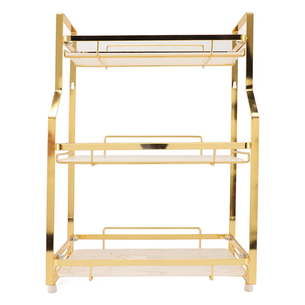 Bathroom Storage Shelf Wall Mounted Corner Organizer Standing Rack for Living Room Bedroom Kitchen