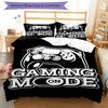 3pcs Game Controller Bedding Set Duvet Cover Closure Includes 1 Duvet Cover & 2 Pillowcases, Soft and Comfortable for All Seasons.