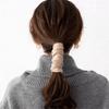 The New Japanese Retro Solid Color Fabric Iron Wire Hair Rope A Wide-brimmed Headband for Ladies To Tie Their Hair in A Low Ponytail
