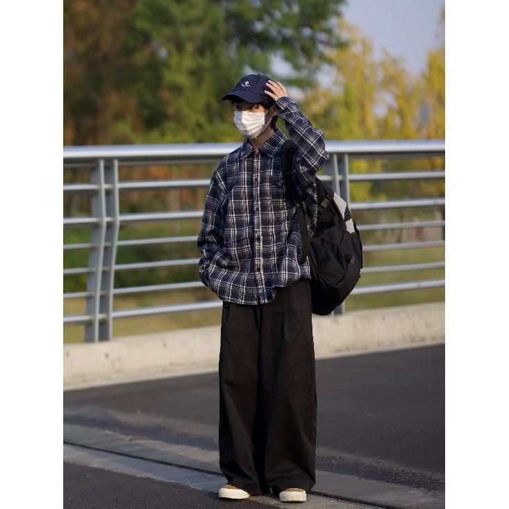2024 Letter Long Sleeve Shirt Japanese Hong Kong Style Ins Loose Shirt Boys Summer Trendy Versatile Casual Coat