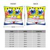 S-Spongebobeds S-Squarepantsed Sponge Man Pillow Case Custom Pillow Cover For Couch Sofa Bedroom Vintage Cushion Cover