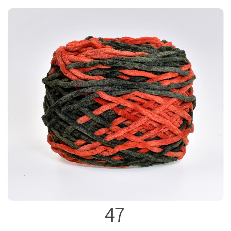 Chunky Ice Silk Yarn for Hand-Knitting: Ideal for Sweaters, Scarves, Bags, Crochet Dolls, and Hooked Shoes