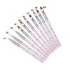 Nail Brush Set,10 Pieces Art Painting Gel With Brush Pen Accessories - CHUNCC