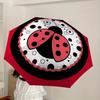 1pc Ladybug Insect Automatic Open/Close Umbrella, 8-Rib Sturdy Frame, Umbrella for Travel, Everyday, Formal Events yy251126033