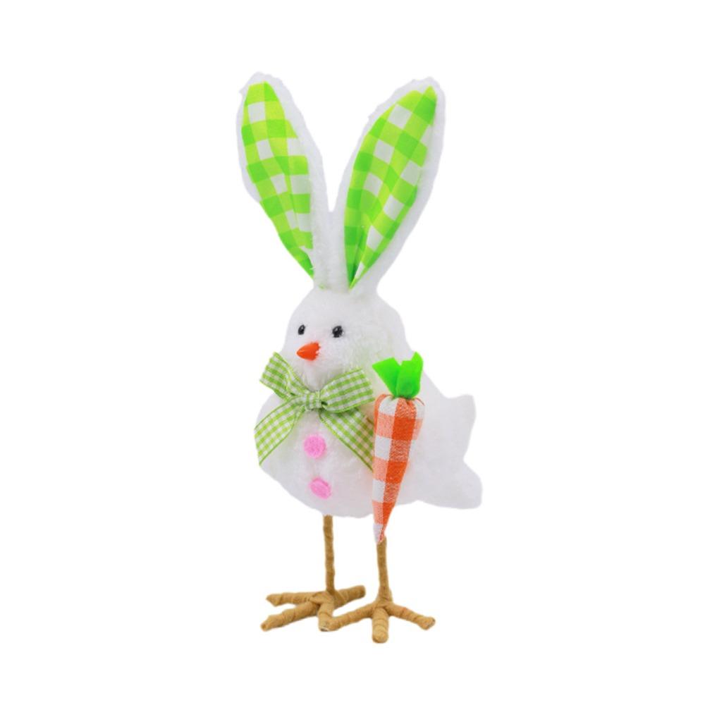 Multicolor Easter Bird Doll Flower Fairy Elf Plush Bunny Ear Bird Doll Spring Festival Supplies Cartoon Bird Doll Easter Party