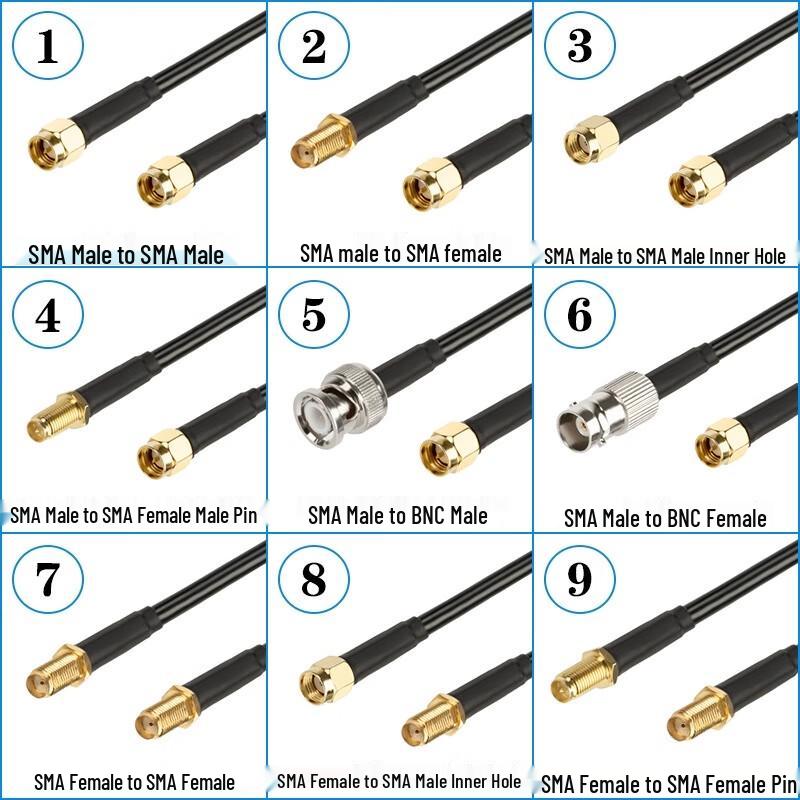 FUWEISHENG BNC Male To Female RF Coaxial Cable