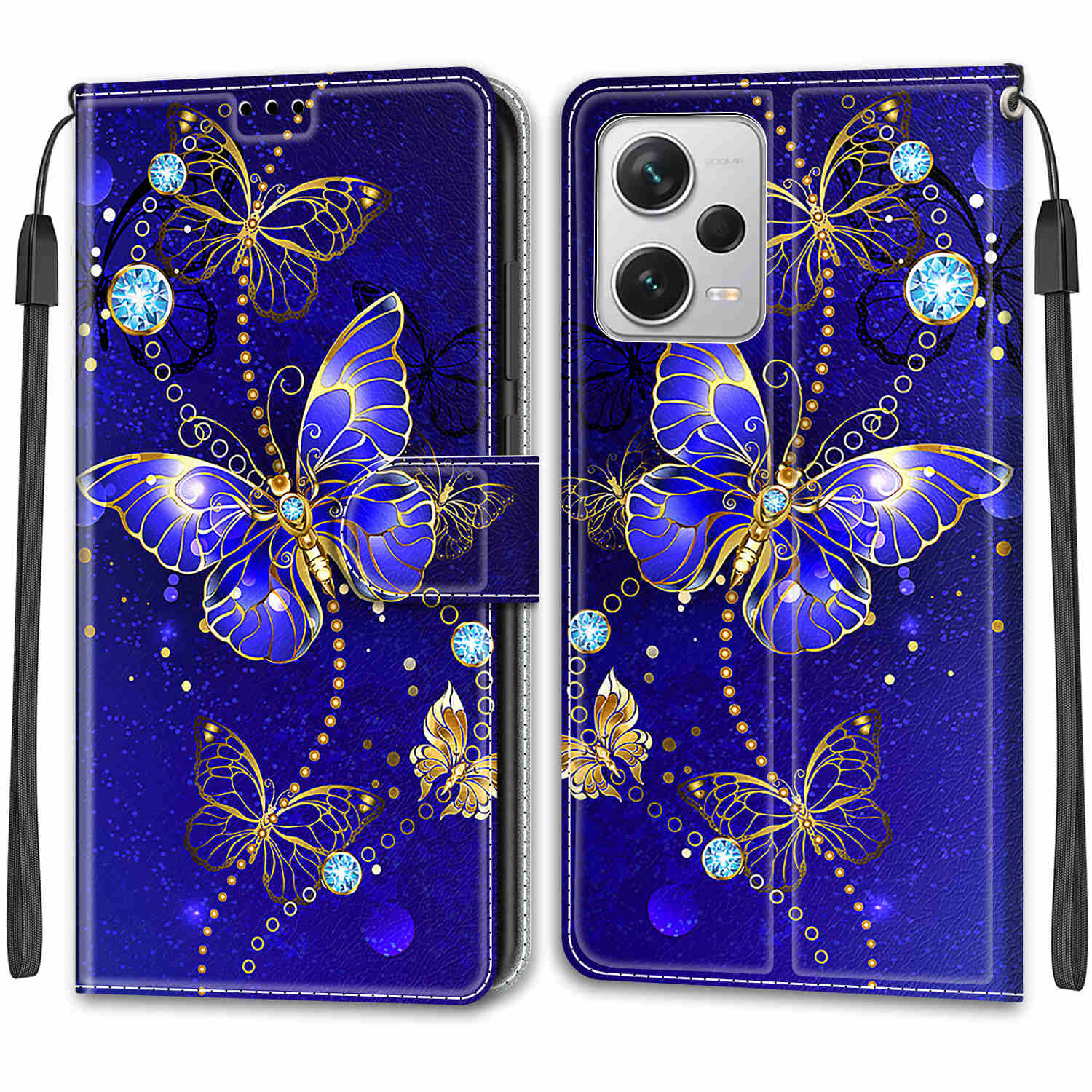 

Розкішний шкіряний чохол із розписом для Redmi Note12 Note11 Note10 Note9 Note8T Wallet Book Style Protective Cover для Redmi 10C K40S 9A 9C 10A 6A 7A Redmi10 Redmi 9C