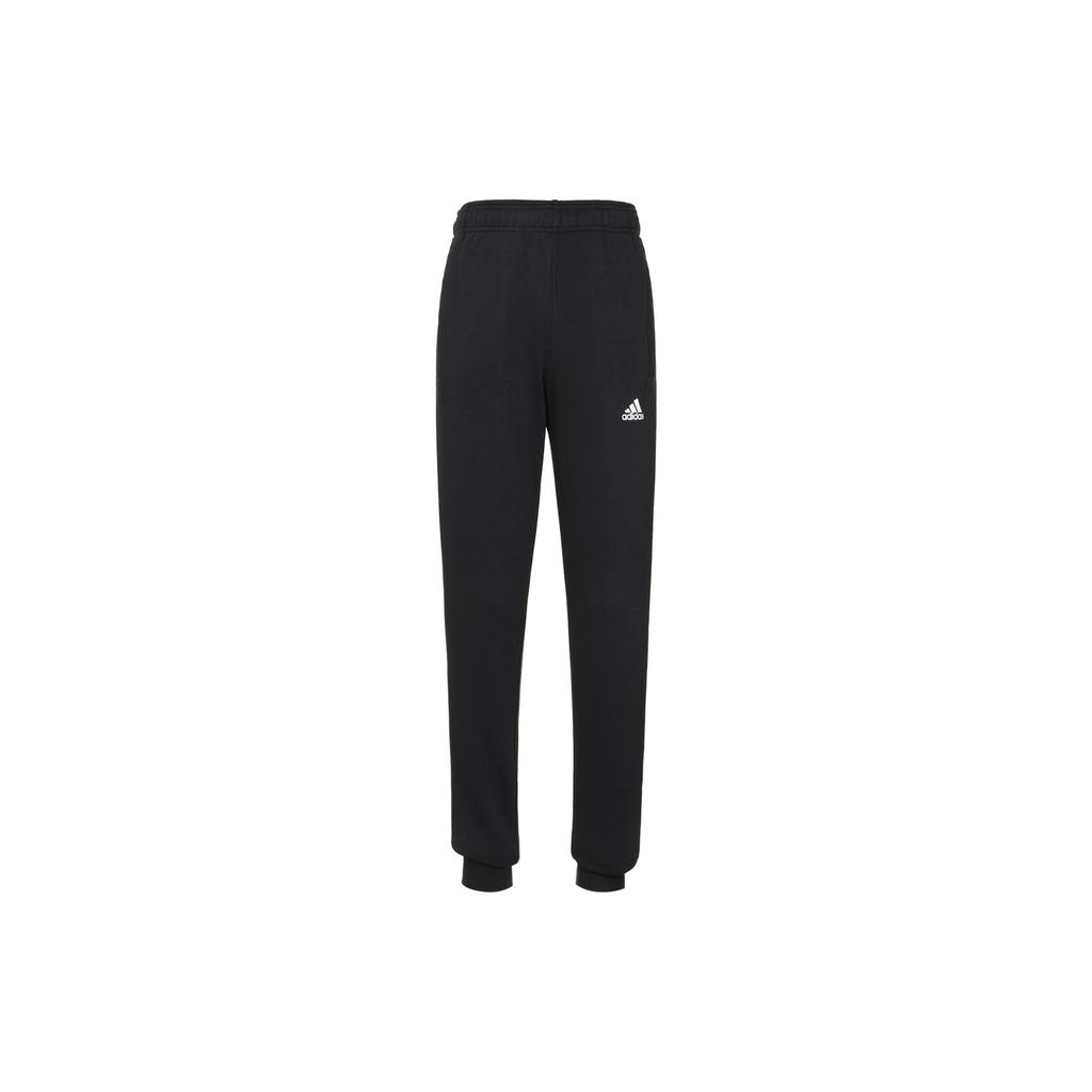 Adidas Logo Print Joggers Men Bottoms Black BK7441