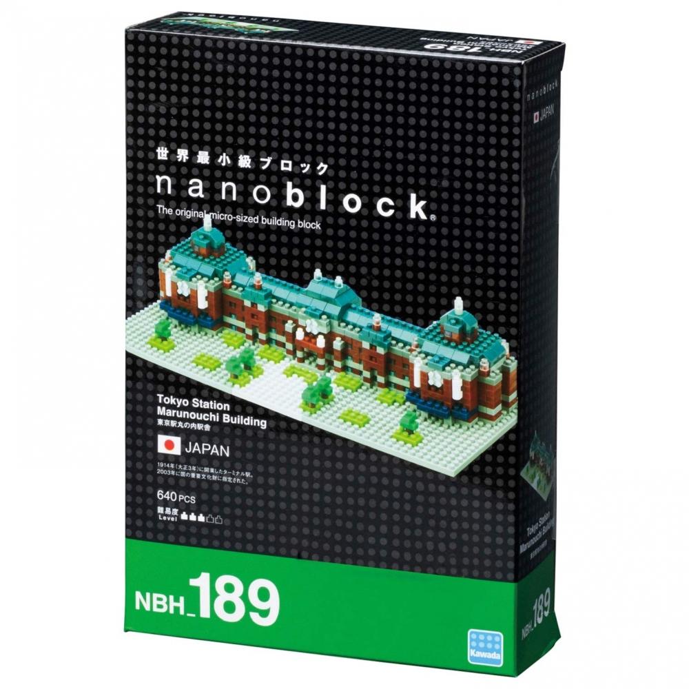 Nanoblok Tokyo Station Budova stanice Marunouchi (Běžné vydání) NBH189