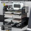 Tabletop Storage Rack with Document 5 with Pen Supplies Organization Drawers, Tray, Tiers, Holder, newspaper/magazine/A4 File/folder/document Holder,