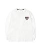 QT8 GARMENTS Oc Rawberry X Qt8 Heart Long Sleeve (Ivory)