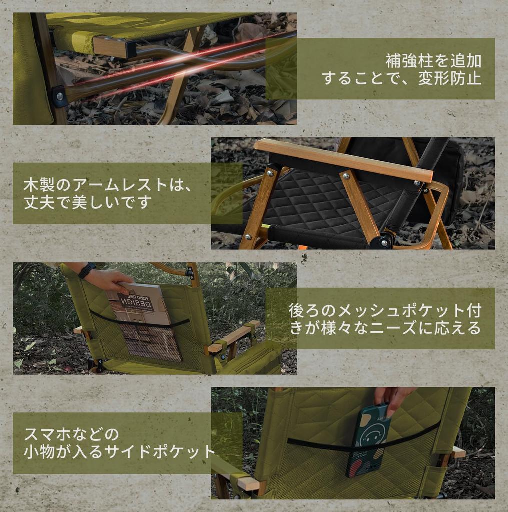 DesertFox Camping Outdoor Folding with Cooler Box Capacity Suitable for All Easy To DYBB Chair, Chair, Chair, [Weight 150kg] Seasons, Compact,