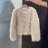 New Imitation Fox Fur Coat Women's Clothing Autumn and Winter Little Lady Short Light Temperament Fluffy Top
