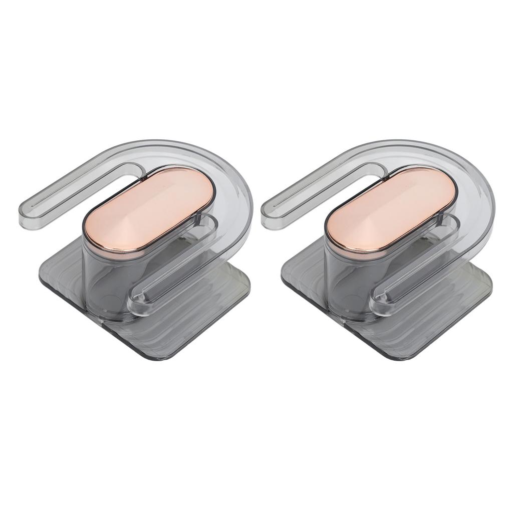 2Pcs Wall Mounted Slippers Rack Strong Plastic Space Saving Waterproof Slippers Hanger for Home Bathroom Salon
