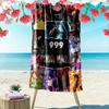 Name Custom 999 rapper Print Beach Towel, Large Soft Quick Dry Towel for Beach Camping Swimming