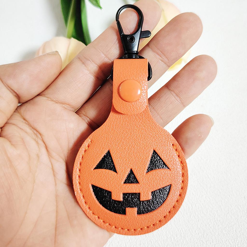 Premium Leather Protective Case Keychain Holder For Smart Device Accessory