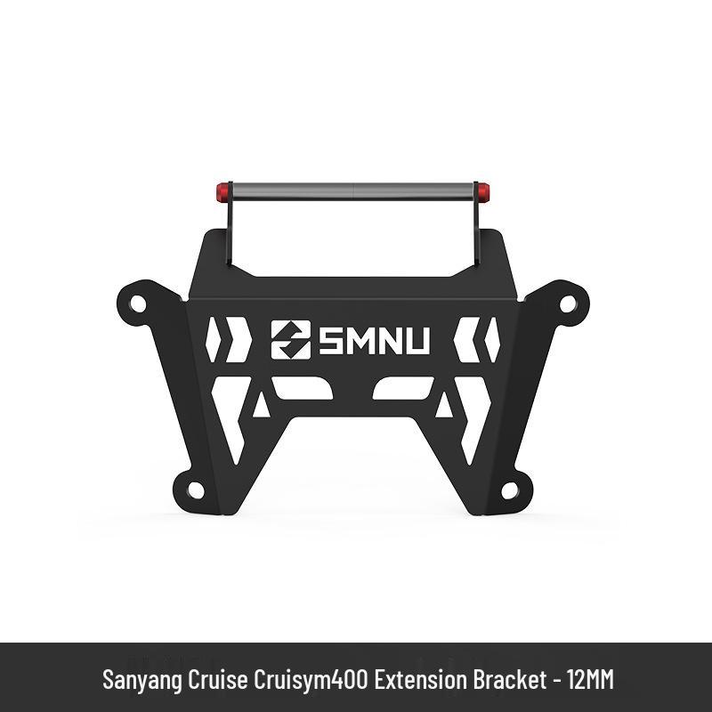 Tenma Cruisym 400 Windshield Extension & Crossbar Bracket for Phone/Recorder. Universal Model