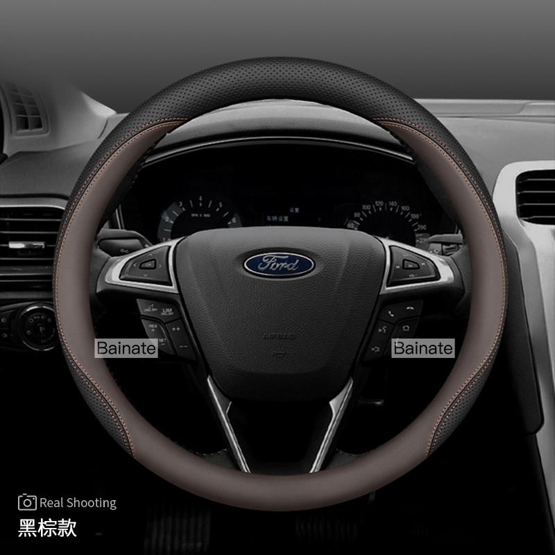 Car Steering Wheel Cover, For Ford Territory Taurus Explorer Transit Everest Ranger Raptor Kuga Maverick 2024-2026 Accessories
